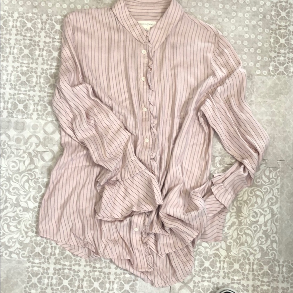 Worn one button down